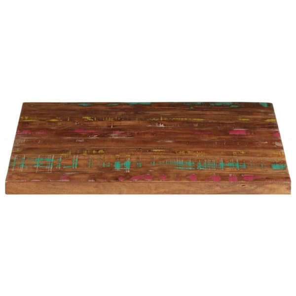 vidaXL Pöytälevy 70x70x3,8 cm neliö kierrätetty täyspuu