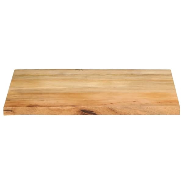 vidaXL Bordsskiva 90x60x2,5 cm levande kant massivt mangoträ