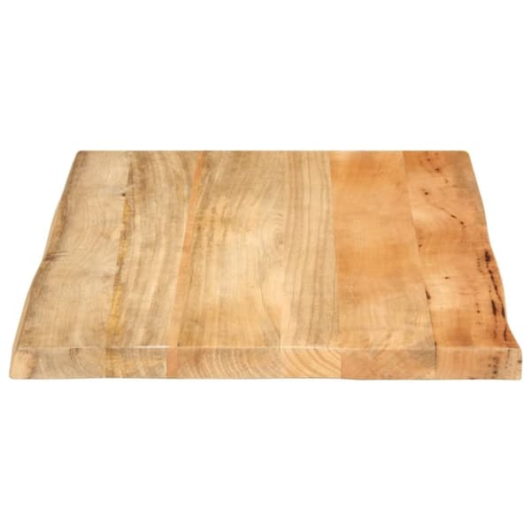 vidaXL Bordsskiva 90x60x2,5 cm levande kant massivt mangoträ
