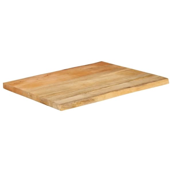vidaXL Bordsskiva 90x60x2,5 cm levande kant massivt mangoträ
