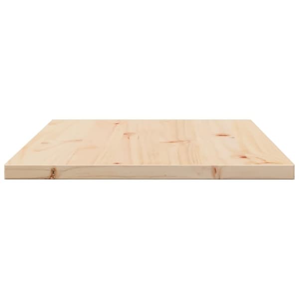 vidaXL Bordsskiva 80x50x2,5 cm rektangulär massiv furu