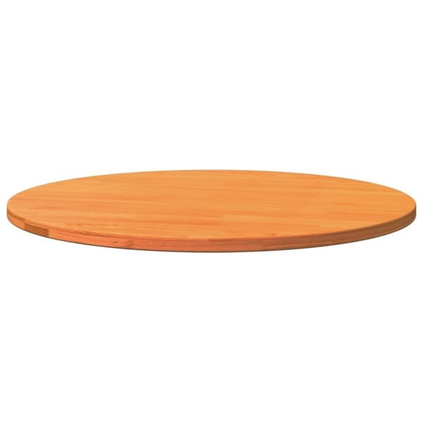 vidaXL Pöytälevy pyöreä vahanruskea Ø80x2,5 cm täysi mänty