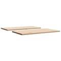 Pikkukuva 4 / 10: vidaXL Pöytälevyt 2 kpl 70x35x1,7 cm suorakaide täysi mänty