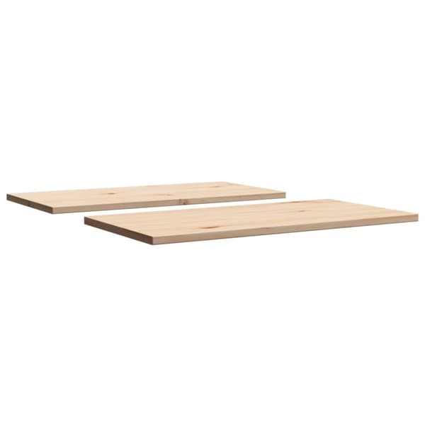vidaXL Pöytälevyt 2 kpl 70x35x1,7 cm suorakaide täysi mänty