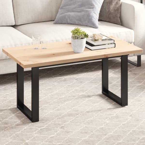 vidaXL Bordplate 100x50x2,5 cm rektangulær heltre bøketre
