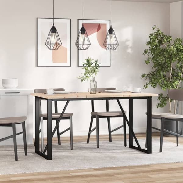 vidaXL Bordsskivor 3 st 80x47x2,5 cm rektangulär massiv furu