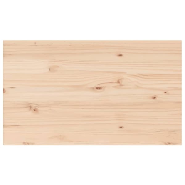 vidaXL Bordsskivor 3 st 80x47x2,5 cm rektangulär massiv furu