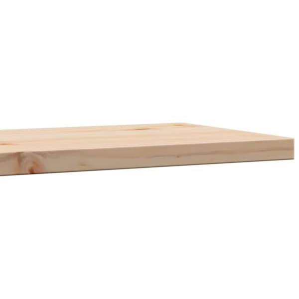 vidaXL bordplader 2 stk. 60x30x2,5 cm rektangulær massivt fyrretræ