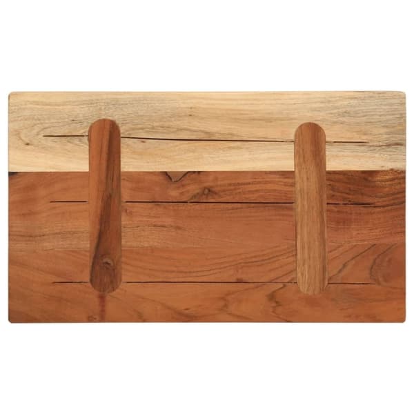 vidaXL bordplade 40x20x2,5 cm rektangulær massivt akacietræ