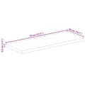 Pikkukuva 9 / 9: vidaXL Pöytälevy 70x50x3,8 cm suorakaide täysi akasiapuu