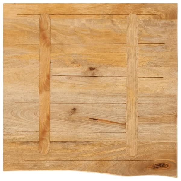 vidaXL bordplade 40x40x2,5 cm naturlig kant massivt mangotræ