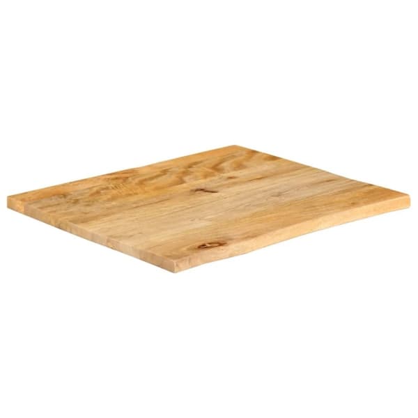 vidaXL bordplade 40x40x2,5 cm naturlig kant massivt mangotræ