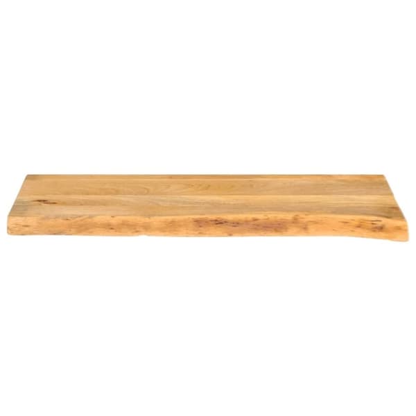 vidaXL bordplade 90x20x3,8 cm naturlig kant massivt mangotræ