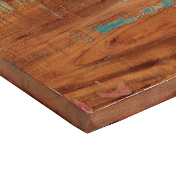 vidaXL bordplade 90x20x3,8 cm rektangulær massivt genbrugstræ