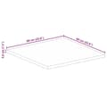 Miniatyrbilde 9 av 9: vidaXL Bordplate 60x60x3,8 cm firkantet gjenvunnet heltre