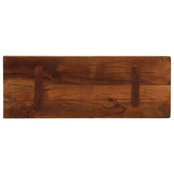 vidaXL Bordplate 90x20x3,8 cm rektangulær gjenvunnet heltre