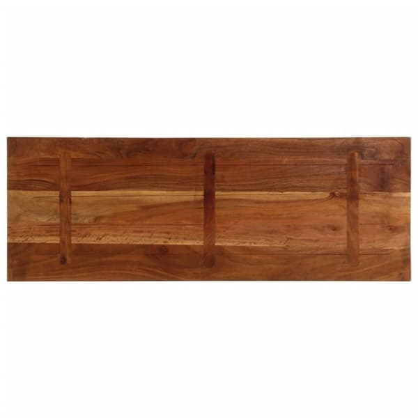 vidaXL Bordplate 140x50x2,5 cm rektangulær gjenvunnet heltre