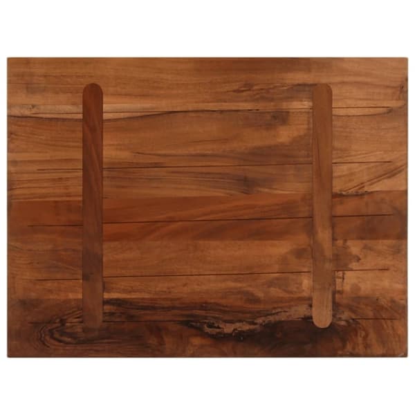 vidaXL Pöytälevy 90x60x2,5 cm suorakaide kierrätetty täyspuu