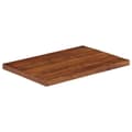 Miniatyrbillede 2 af 9: vidaXL bordplade 70x50x2,5 cm rektangulær massivt genbrugstræ