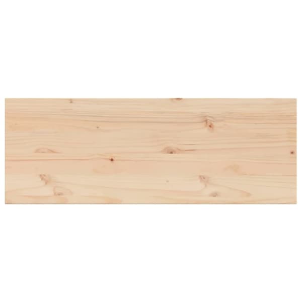 vidaXL Bordsskiva 110x40x2,5 cm rektangulär massiv furu