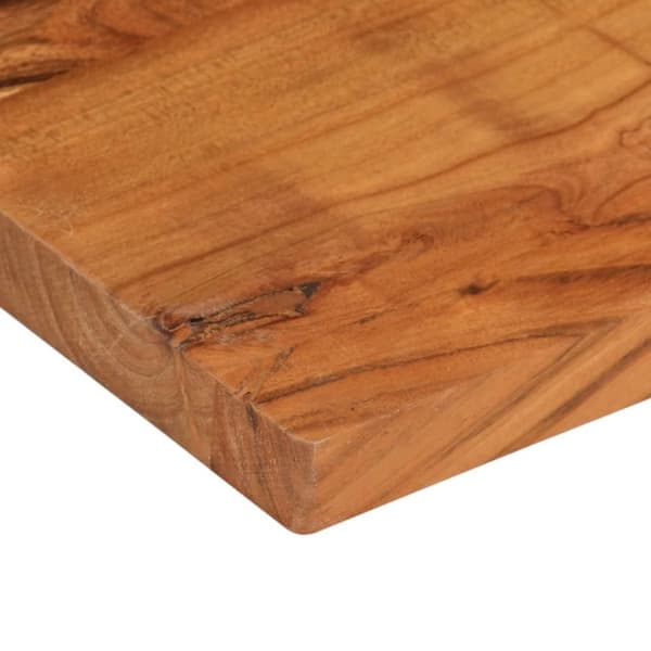 vidaXL bordplade 120x60x3,8 cm rektangulær massivt akacietræ