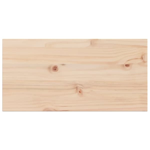 vidaXL Bordsskivor 2 st 70x35x2,5 cm rektangulär massiv furu