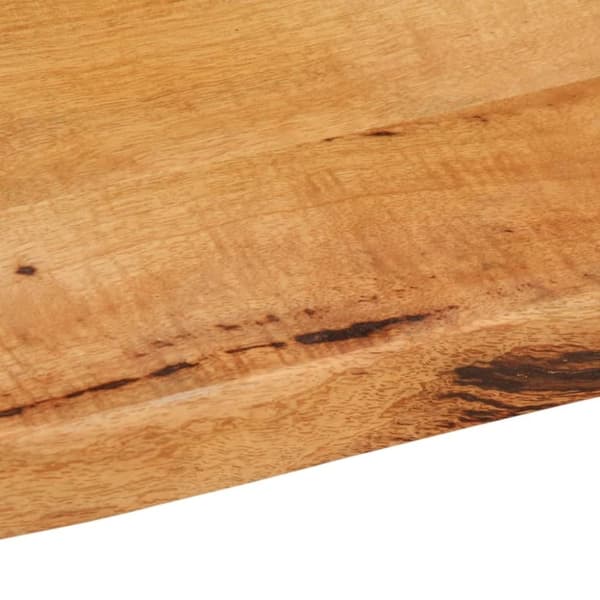 vidaXL Bordplate 80x60x3,8 cm naturlig kant heltre mango