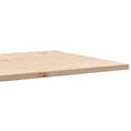 Miniatyrbillede 6 af 9: vidaXL bordplade 110x40x1,7 cm rektangulær massivt fyrretræ