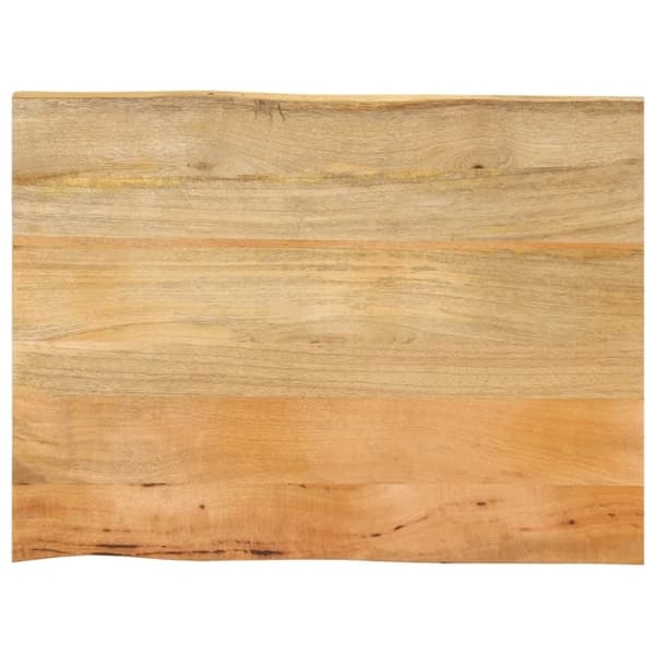 vidaXL Pöytälevy 80x60x2,5 cm elävä reuna täysi mangopuu
