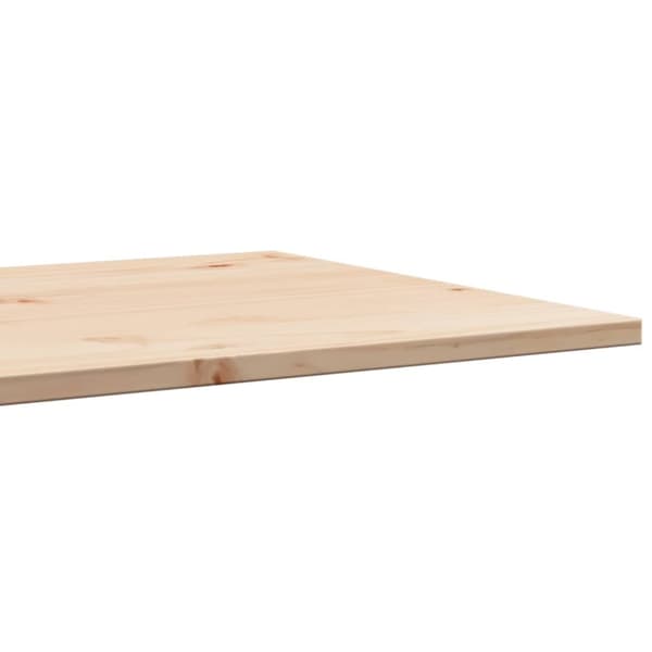 vidaXL Bordsskiva 80x50x1,7 cm rektangulär massiv furu