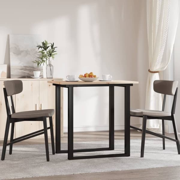 vidaXL Bordsskiva 80x50x1,7 cm rektangulär massiv furu