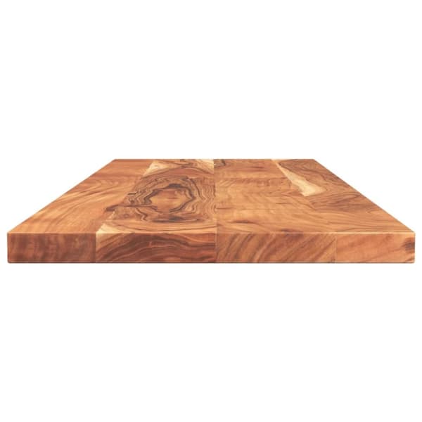 vidaXL Bordplate 140x50x3,8 cm rektangulær heltre akasie
