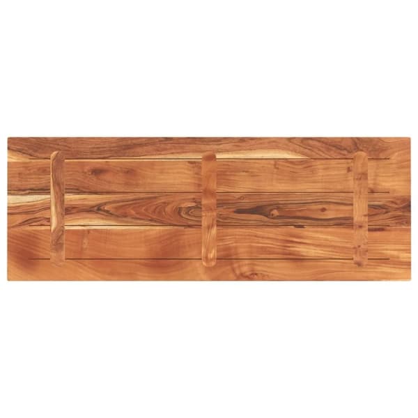 vidaXL Bordplate 140x50x3,8 cm rektangulær heltre akasie