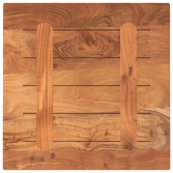 vidaXL Bordplate 50x50x3,8 cm firkantet heltre bøketre