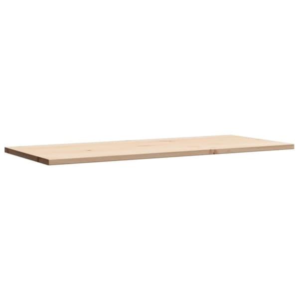 vidaXL bordplade 90x40x1,7 cm rektangulær massivt fyrretræ
