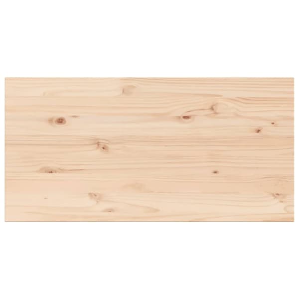 vidaXL bordplader 4 stk. 100x50x2,5 cm rektangulær massivt fyrretræ
