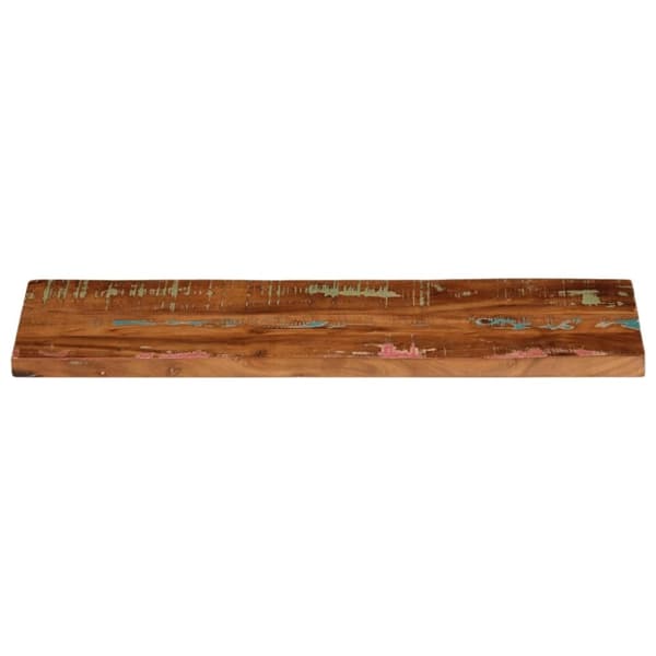 vidaXL Bordplate 90x30x3,8 cm rektangulær gjenvunnet heltre