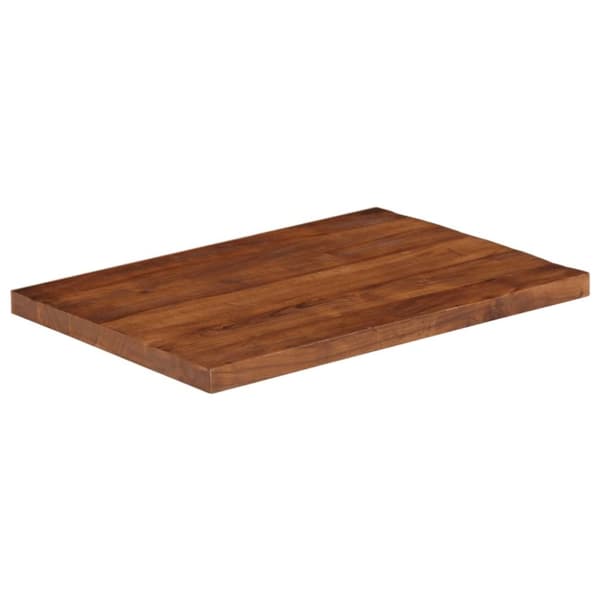 vidaXL Bordsskiva 80x50x2,5 cm rektangulär massivt återvunnet trä