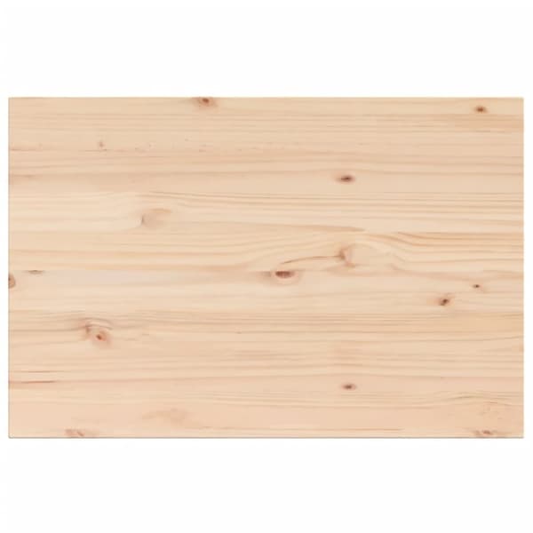 vidaXL bordplader 3 stk. 80x53x2,5 cm rektangulær massivt fyrretræ