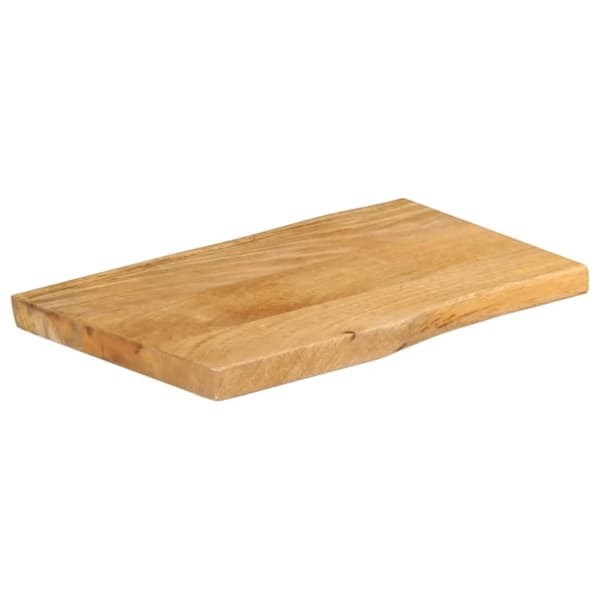 vidaXL bordplade 50x40x3,8 cm naturlig kant massivt mangotræ