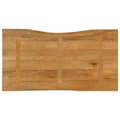 Miniatyrbilde 5 av 9: vidaXL Bordplate 110x60x2,5 cm naturlig kant heltre mango