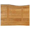 Miniatyrbilde 5 av 9: vidaXL Bordplate 70x60x3,8 cm naturlig kant heltre mango