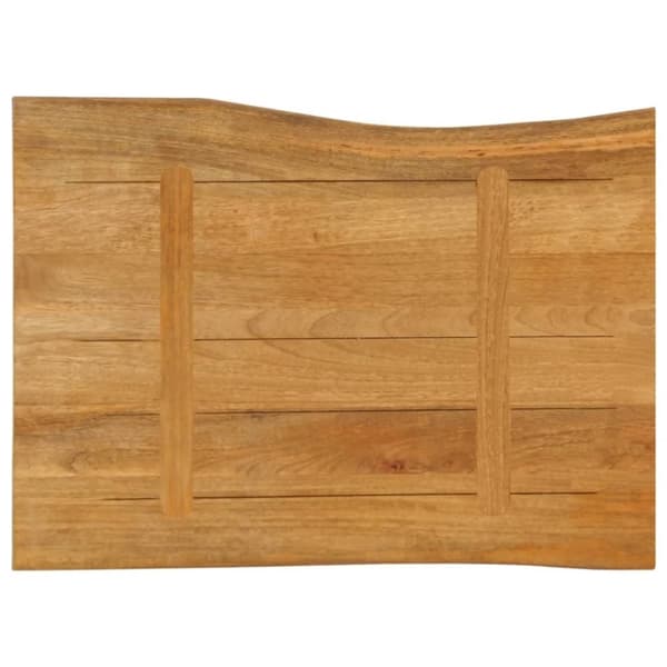 vidaXL Pöytälevy 70x60x3,8 cm elävä reuna täysi mangopuu
