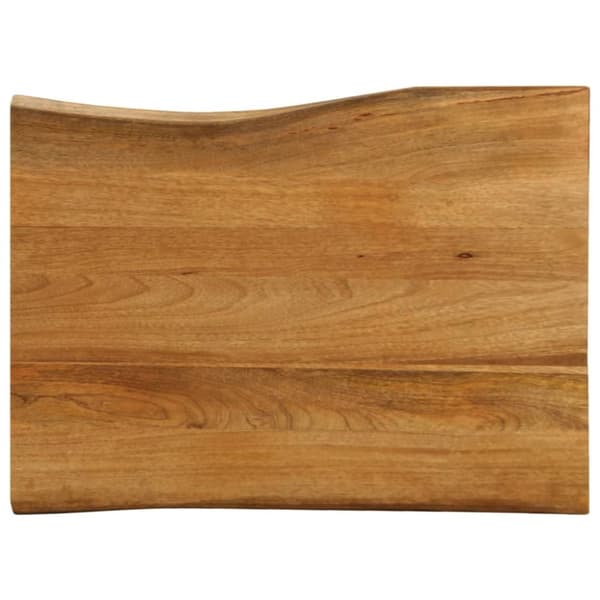 vidaXL Pöytälevy 70x60x3,8 cm elävä reuna täysi mangopuu