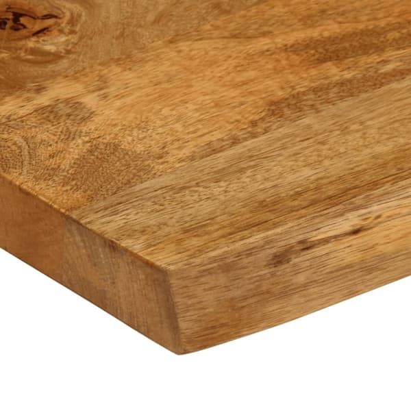 vidaXL Bordplate 90x60x2,5 cm naturlig kant heltre mango