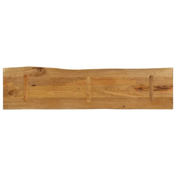 vidaXL Bordsskiva 160x40x3,8 cm levande kant massivt mangoträ