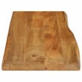 Miniatyrbilde 4 av 9: vidaXL Bordplate 100x40x3,8 cm naturlig kant heltre mango