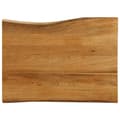 Miniatyrbilde 1 av 9: vidaXL Bordplate 70x60x2,5 cm naturlig kant heltre mango