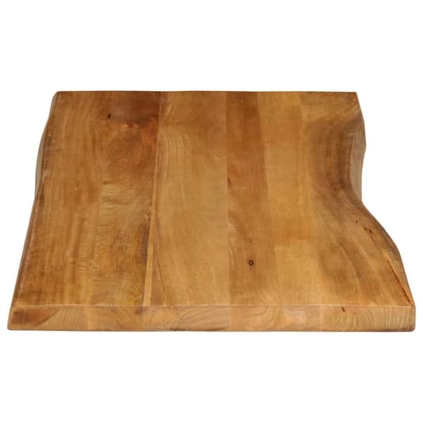 vidaXL bordplade 120x60x2,5 cm naturlig kant massivt mangotræ