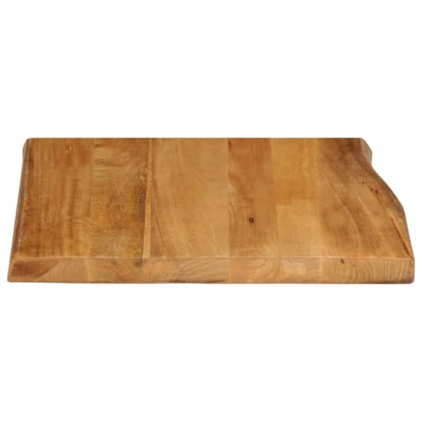 vidaXL Bordsskiva 60x60x2,5 cm levande kant massivt mangoträ